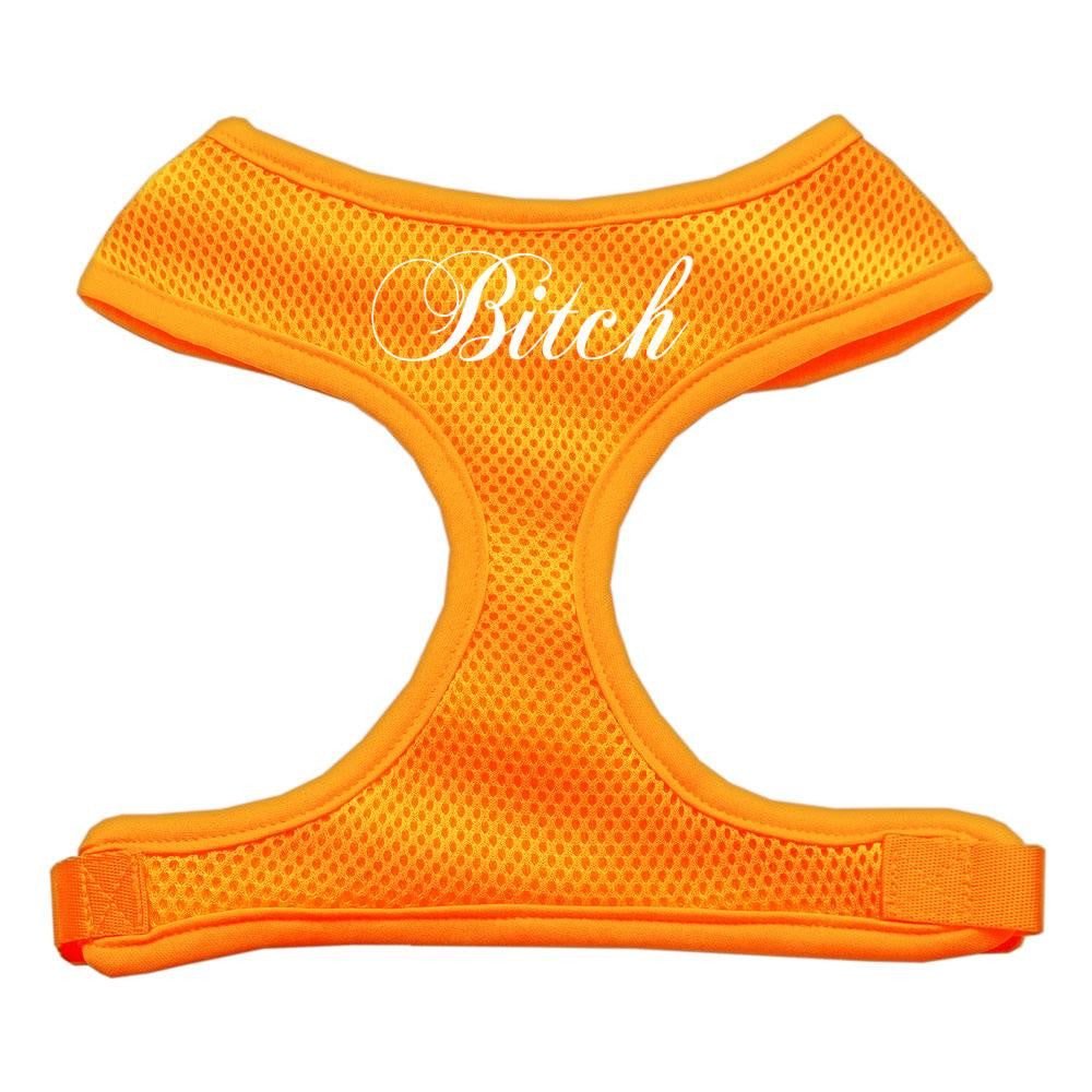 Bitch Soft Mesh Harnesses Orange Large