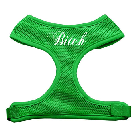 Bitch Soft Mesh Harnesses Emerald Green Extra Large