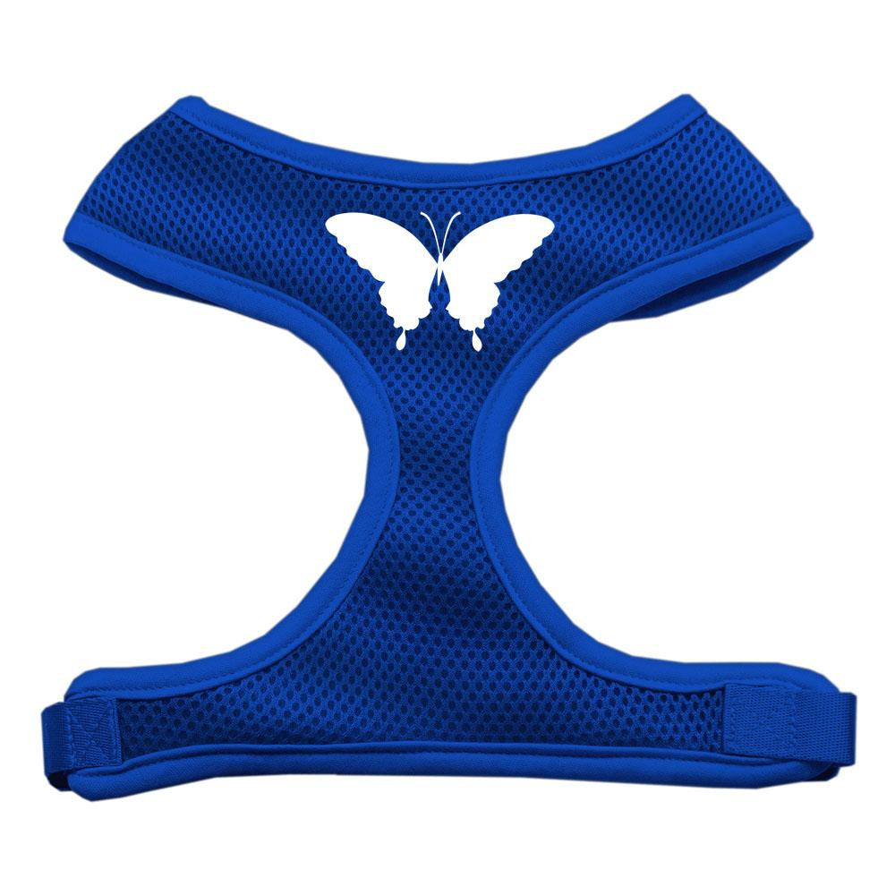 Butterfly Design Soft Mesh Harnesses Blue Large