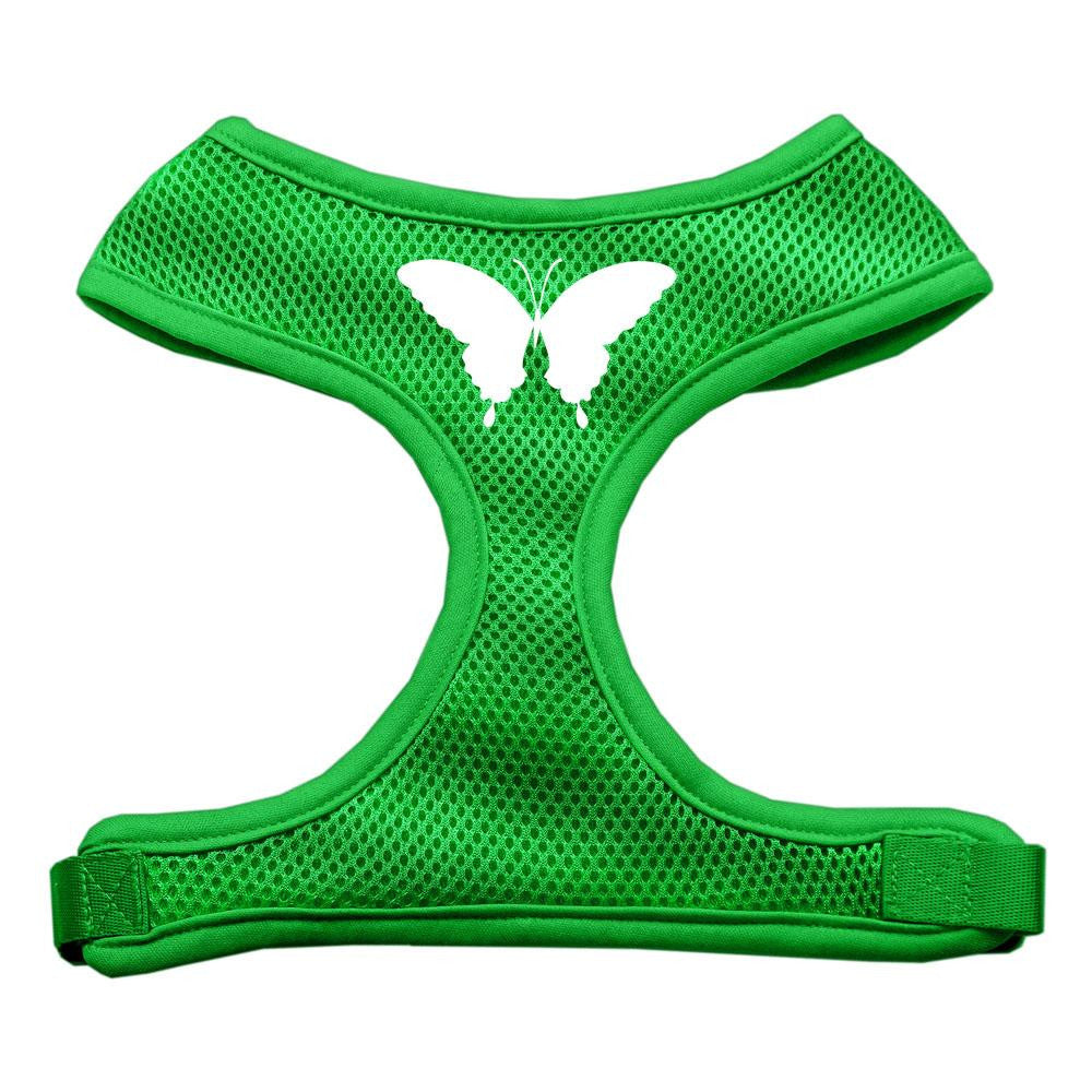 Butterfly Design Soft Mesh Harnesses Emerald Green Extra Large