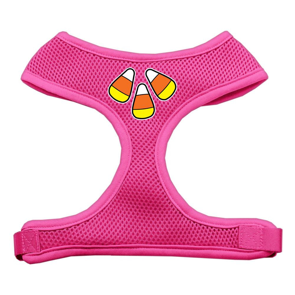 Candy Corn Design Soft Mesh Harnesses Pink Extra Large