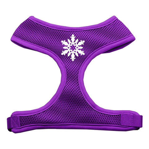 Snowflake Design Soft Mesh Harnesses Purple Large