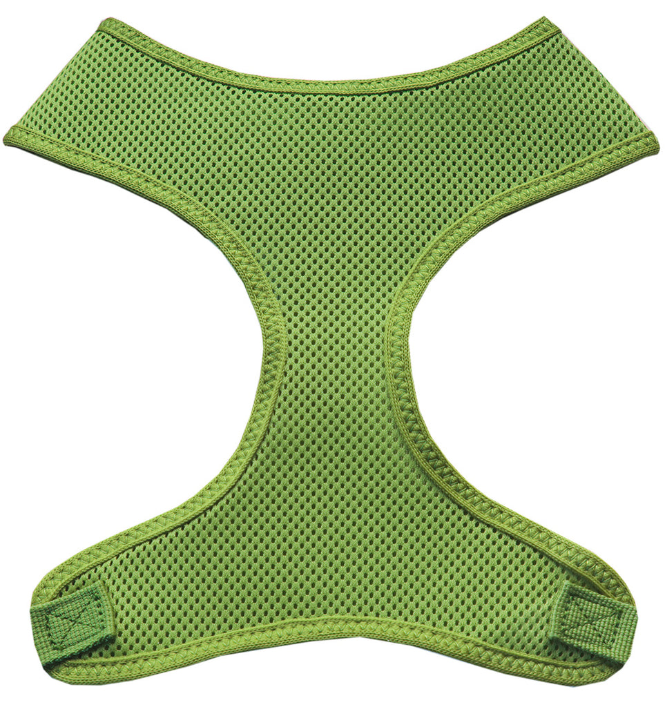 Soft Mesh Pet Harnesses Lime Green Medium