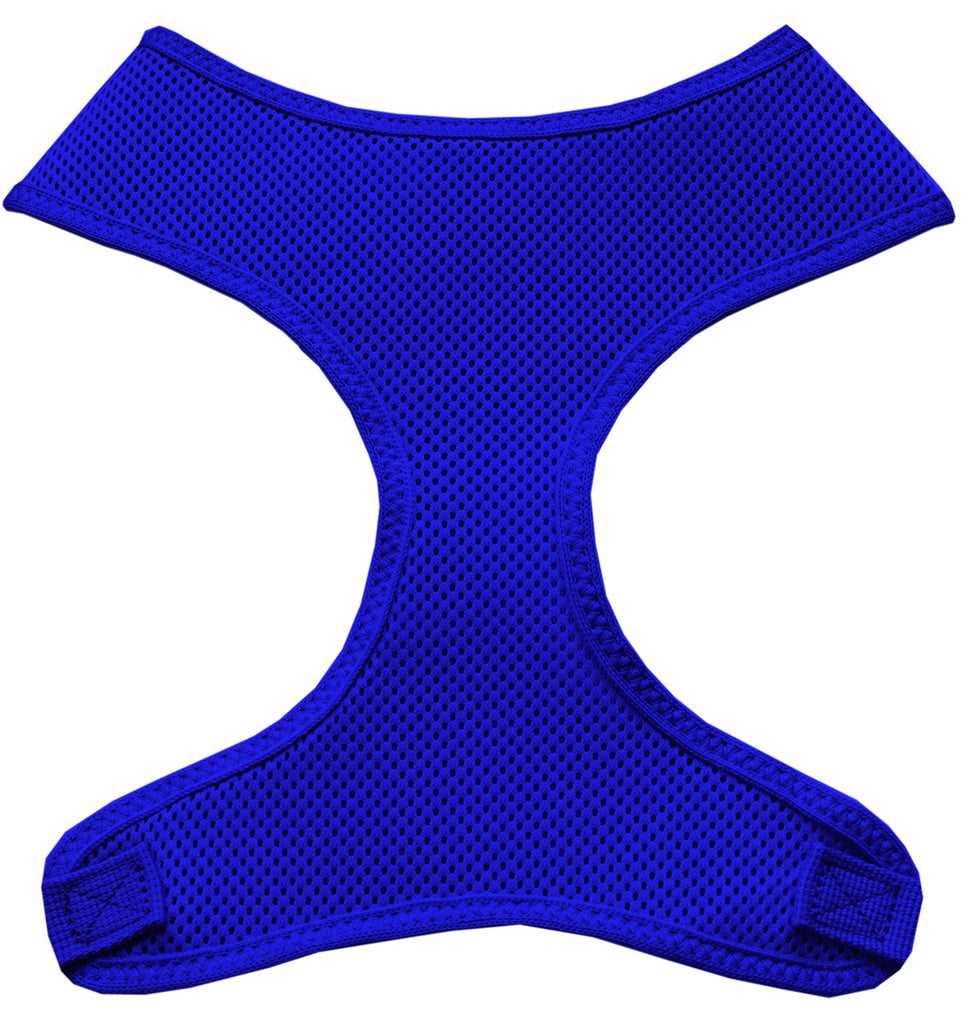 Soft Mesh Pet Harnesses Blue Xs