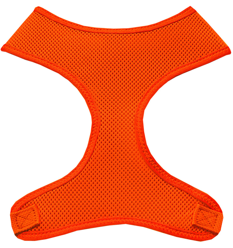 Soft Mesh Pet Harnesses Orange Xs