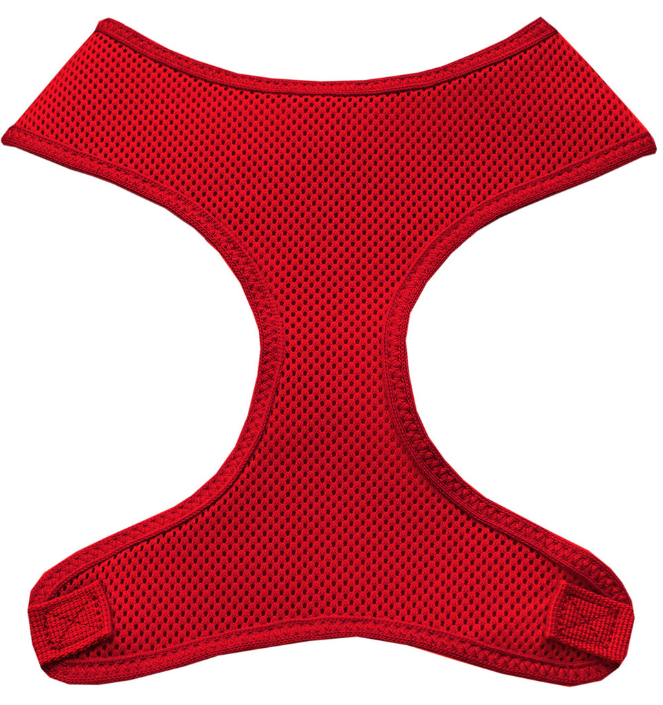 Soft Mesh Pet Harnesses Red Xs