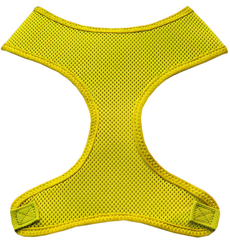 Soft Mesh Pet Harnesses Yellow Xs