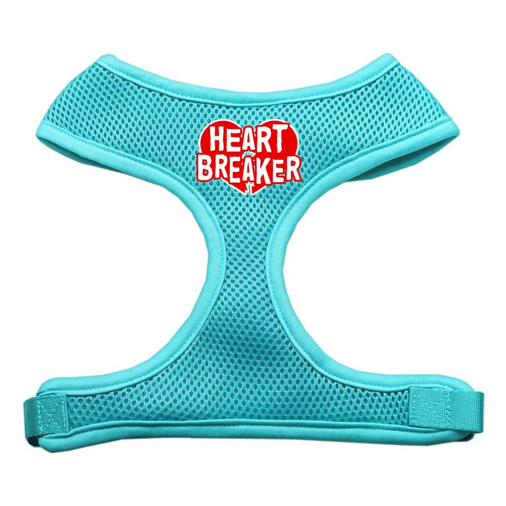 Heart Breaker Soft Mesh Harnesses Aqua Extra Large