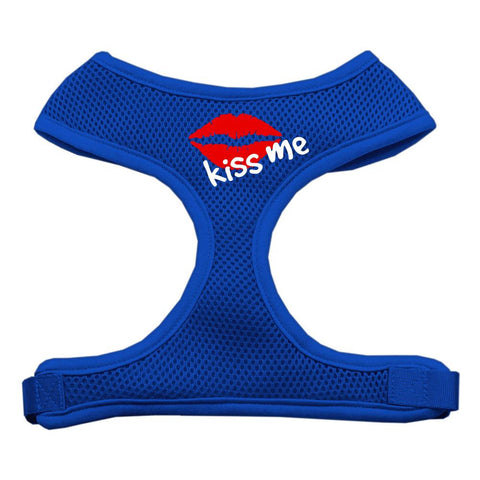 Kiss Me Soft Mesh Harnesses Blue Large