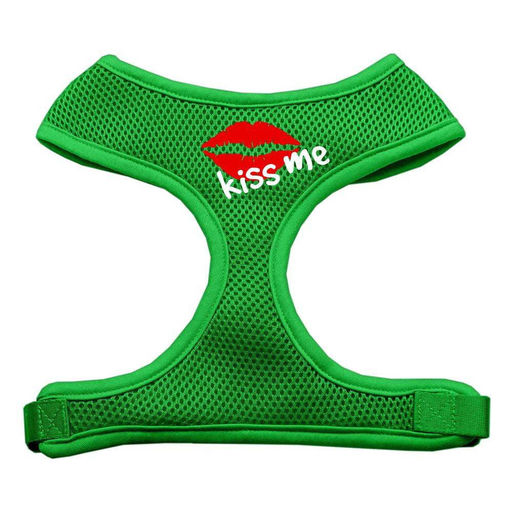 Kiss Me Soft Mesh Harnesses Emerald Green Large