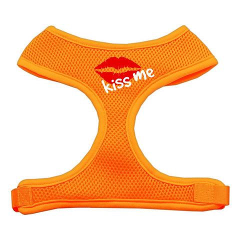 Kiss Me Soft Mesh Harnesses Orange Large