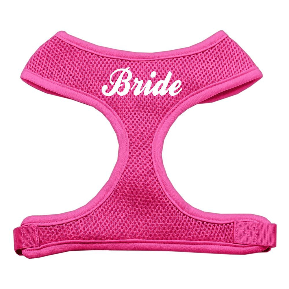 Bride Screen Print Soft Mesh Harness Pink Extra Large