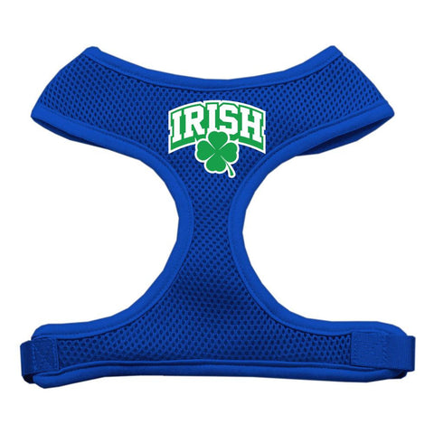 Irish Arch Screen Print Soft Mesh Harness Blue Medium