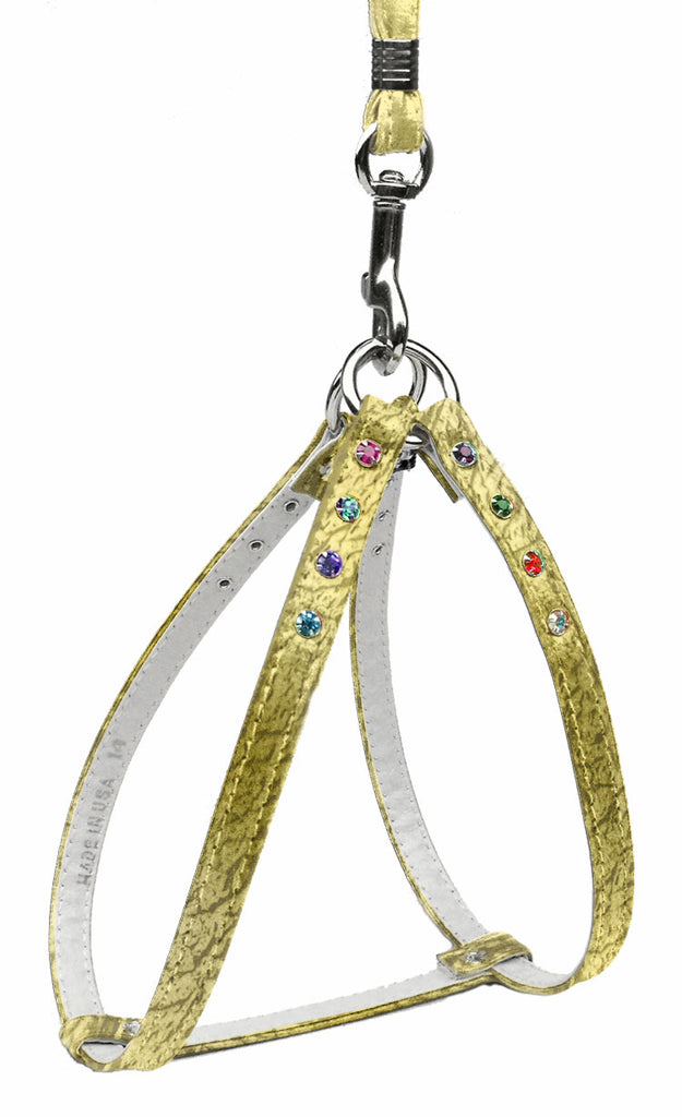 Confetti Step In Harness Gold 10