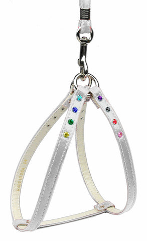 Confetti Step In Harness White 12