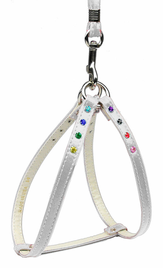 Confetti Step In Harness White 16