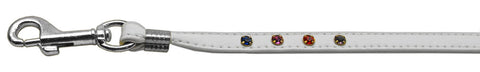 Confetti Step In Harness White Matching Leash