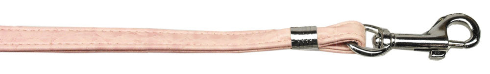 Faux Snake Skin Step In Harness Pink 3-8" Plain Leash