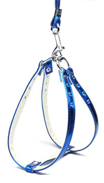 Metallic Step-in Harness Blue Mtl 10