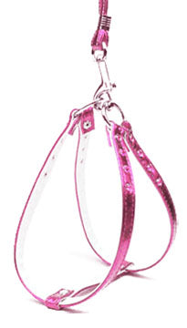 Metallic Step-in Harness Pink Mtl 10