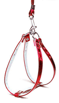 Metallic Step-in Harness Red Mtl 10