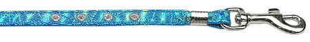 Twinkle Ferret Harness Blue Matching Leash W- Clear Stones