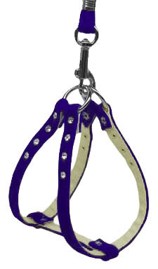 Velvet Step-in Harness Purple Vl 10