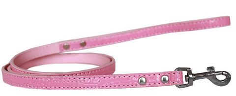 Plain Croc Leash Light Pink 1-2'' Wide X 4' Long