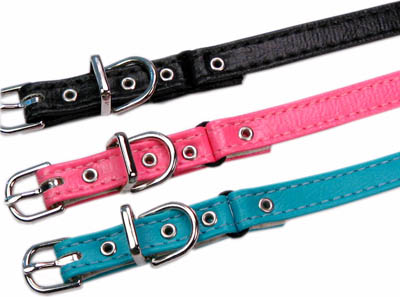 3-8" Plain Cat Safety Collar Blue 10