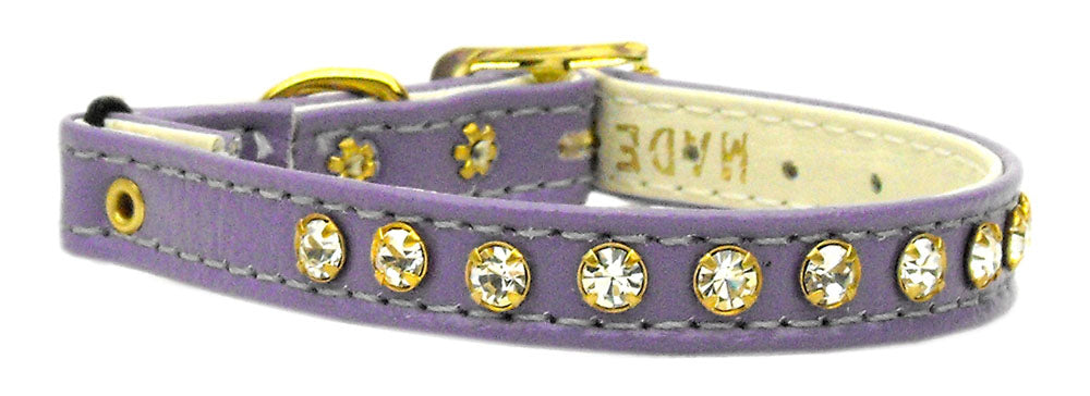 Crystal Cat Safety W- Band Collar Purple 12