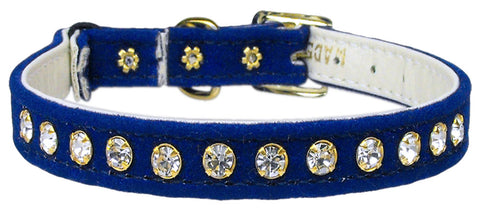 Velvet Cat Safety W-band Collar Blue 10