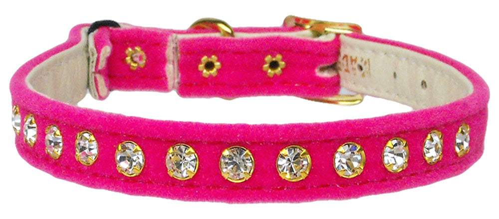 Velvet Cat Safety W-band Collar Pink 10