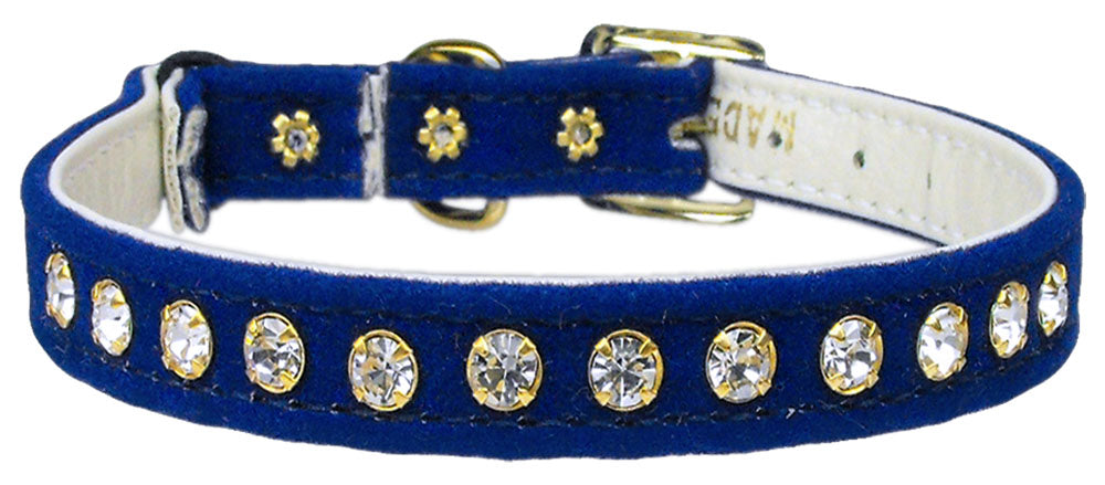 Velvet Cat Safety W-band Collar Blue 12