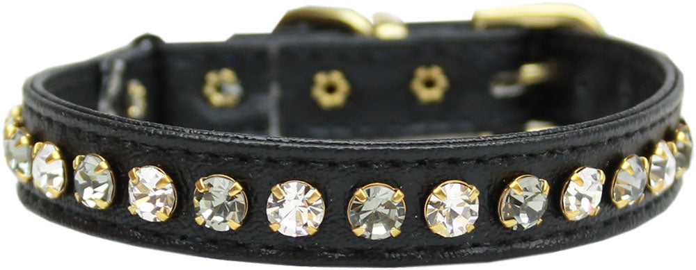 Deluxe Cat Collar Black Size 12