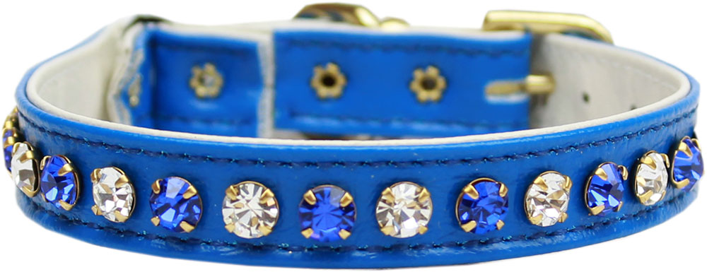 Deluxe Cat Collar Blue Size 12