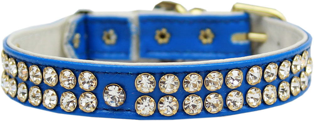 Swank Cat Collar Blue Size 10