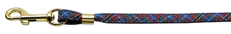 Plaid Leash Blue No Stones