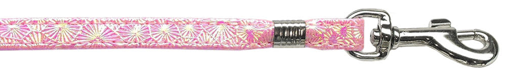 Twinkle Plain Leash Pink 3-8"