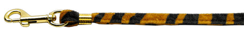 Animal Print Leash Tiger 3-8 Plain Leash