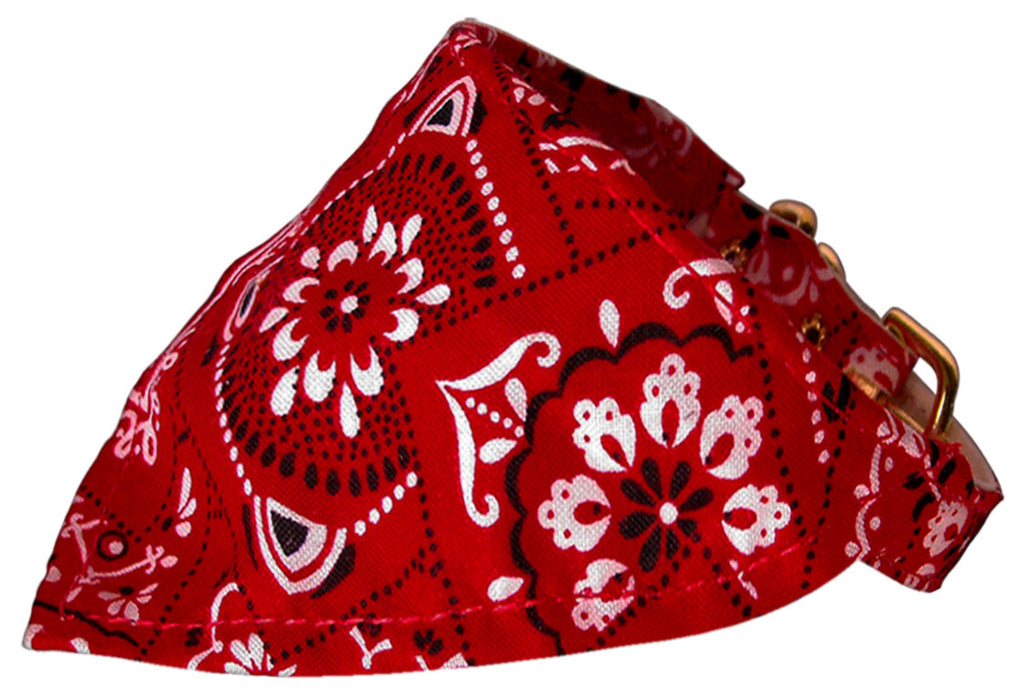 Red Western Bandana Collars Red 10