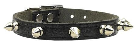 Spike  Leather Black 20