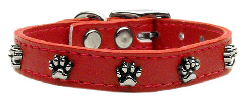 Paw Leather  Red 14