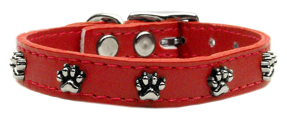 Paw Leather  Red 22