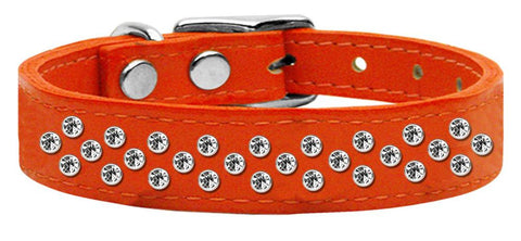 Sprinkles Clear Crystal Leather Orange 16