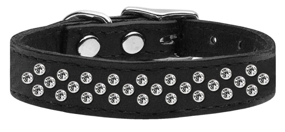 Sprinkles Clear Crystal Leather Black 18