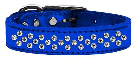 Sprinkles Clear Crystal Metallic Leather Blue 16