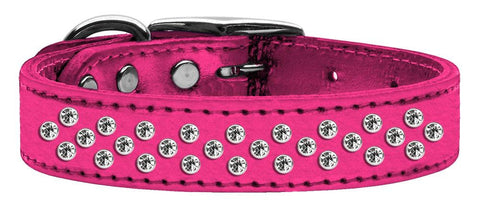 Sprinkles Clear Crystal Metallic Leather Pink 16