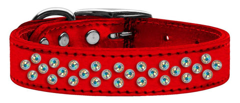 Sprinkles Ab Crystal Metallic Leather Red 16