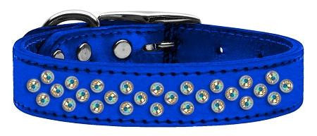 Sprinkles AB Crystal Metallic Leather Blue 20