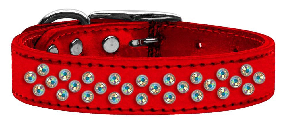 Sprinkles AB Crystal Metallic Leather Red 20